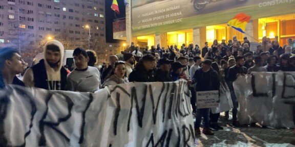 Protest Constanța: 157 de amenzi în valoare de peste 82.000 de lei, aplicate de jandarmii constănțeni
