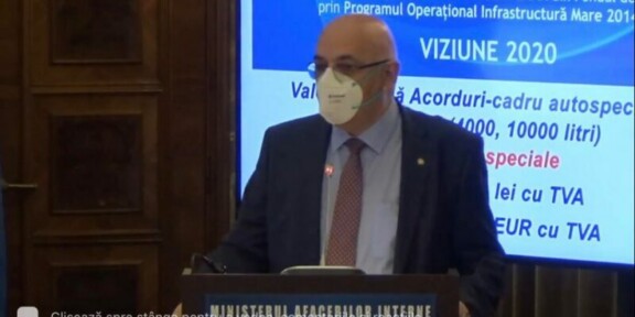 Raed Arafat a anunțat semnarea acordului-cadru pentru achiziționarea a 476 de autospeciale de stingere