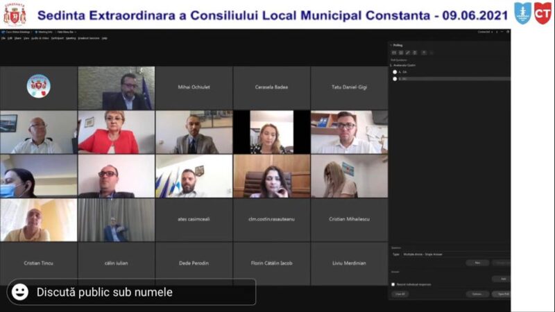 Ședința extraordinară a Consiliului Local: 26 de consilieri locali prezenți, toate cele trei proiecte de hotărâre au fost adoptate