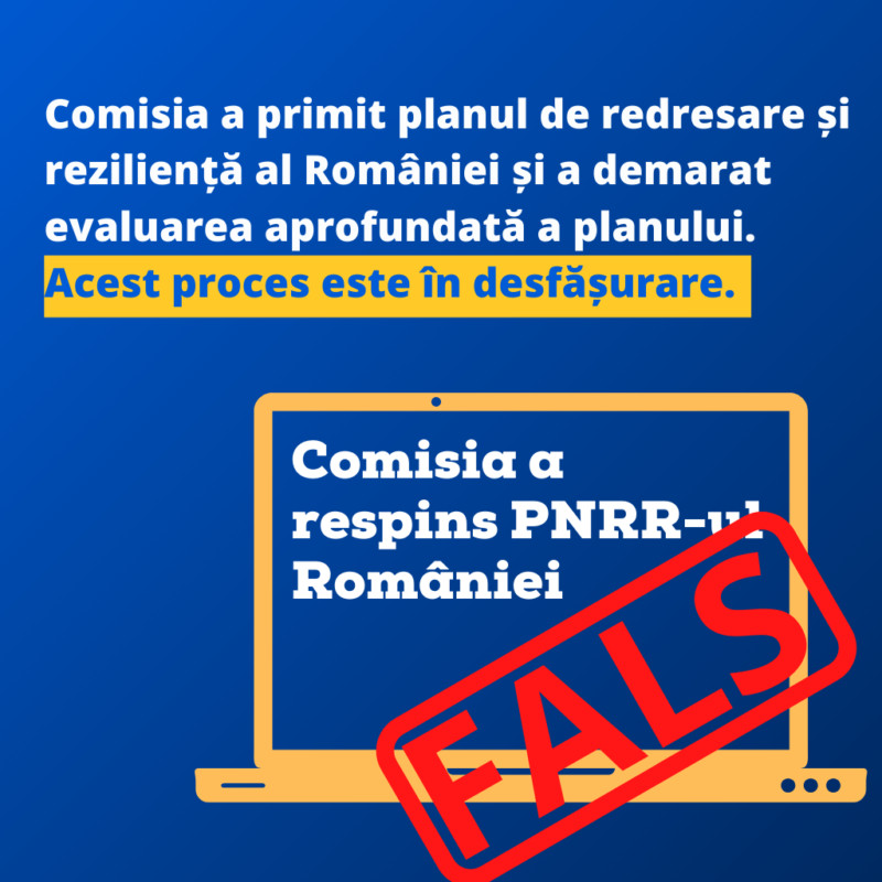 Comisia Europeană a anunțat că PNRR nu a fost respins!