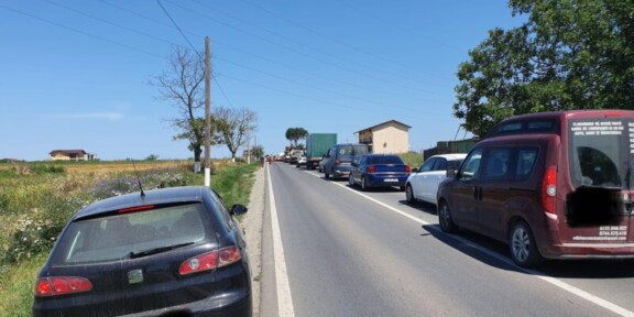 Un accident rutier s-a produs la ieșirea din oraș spre Cumpăna: o victimă conștientă, cu traumatisme ale membrelor inferioare