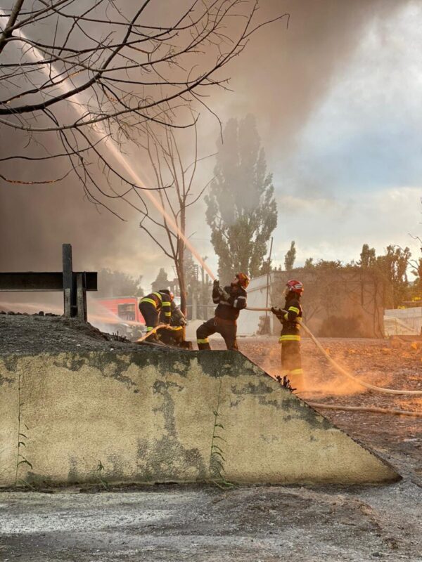 Incendiul de la fabrica CELCO a fost lichidat