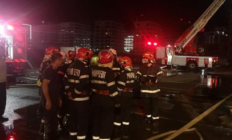 Incendiu la o navă din Portul Midia!