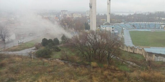 Incendiu la stadionul „Farul” din Constanța