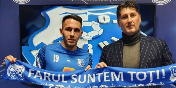 Al doilea transfer din acest an pentru Farul Constanța: atacantul Robert Moldoveanu