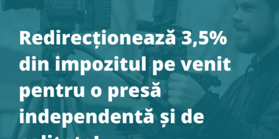 ConstanțaTV: Redirecţionează 3,5 % din impozitul pe venit pentru o presă independentă și de calitate