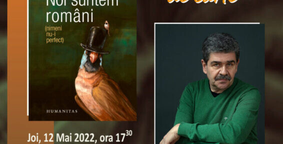 Radu Paraschivescu lansează cartea „Noi suntem români” (nimeni nu-i perfect) la Biblioteca Județeană Constanța