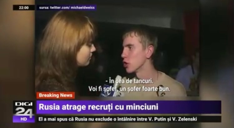 Gafă uriașă la Digi24: Un videoclip viral, vechi de 14 ani, prezentat drept o discuție despre război