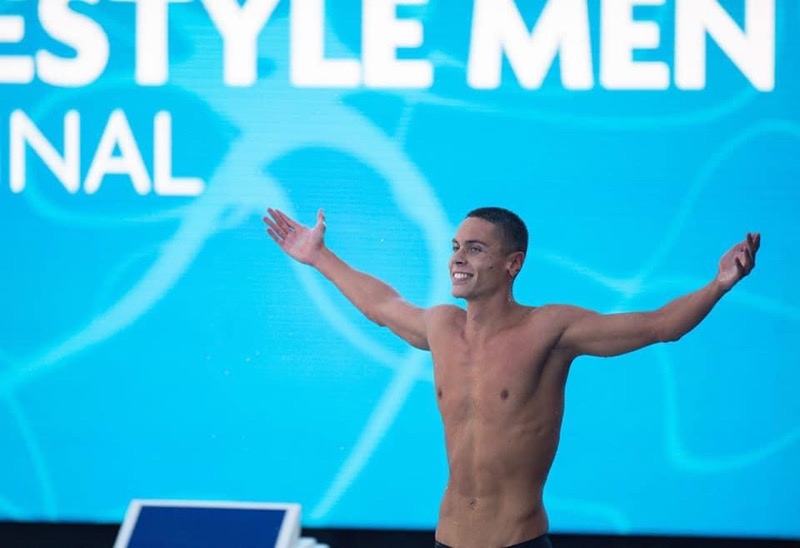 David Popovici, aur și record la 200 m.