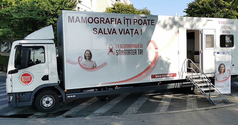 Mamografii gratuite la Constanța. 17 femei au fost confirmate cu cancer la sân.