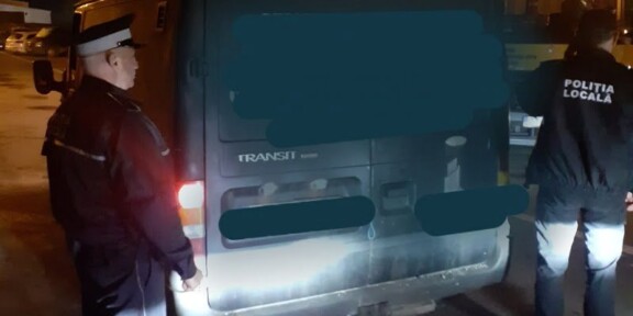 Încă o autoutilitară confiscată de polițiștii locali constănțeni / Amendă de 30.000 de lei