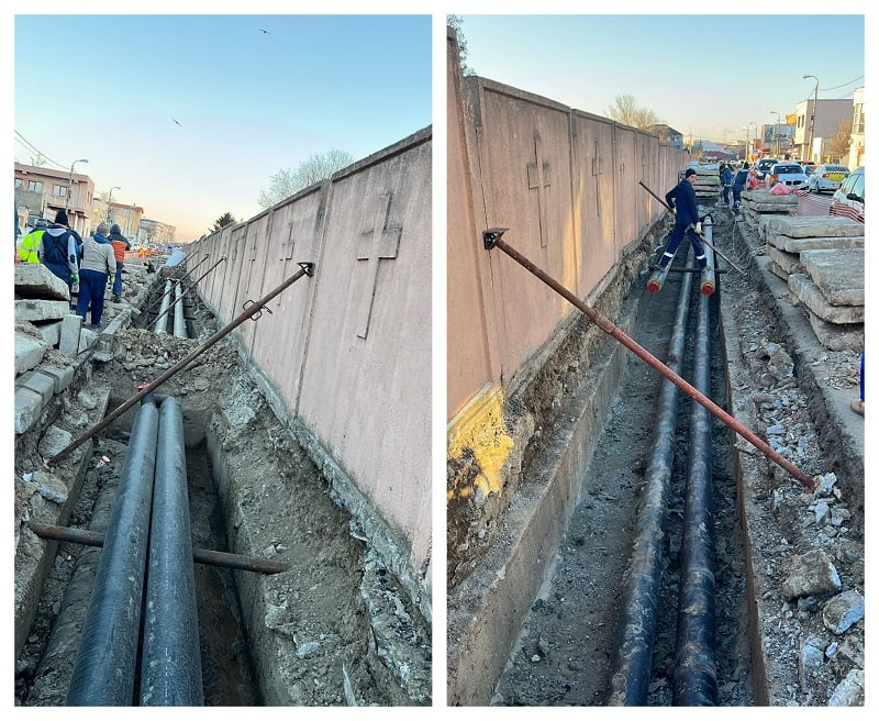 Circulația rutieră va fi blocată pe strada Theodor Burada din cauza lucrărilor de înlocuire a conductelor