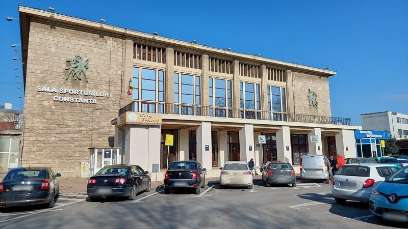 Accesul în parcarea de la Sala Sporturilor, blocat cu ocazia meciului dintre CSM Constanța și la Ystads IF HF