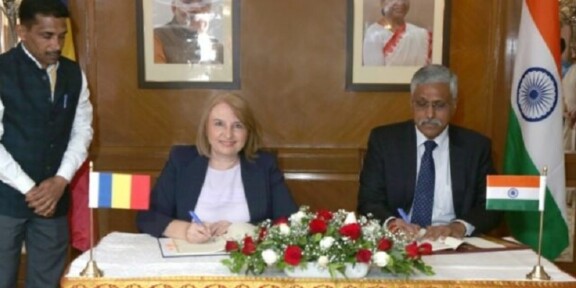 Semnarea în premieră, la New Delhi, a Acordului între Guvernul României și Guvernul Republicii India de cooperare în domeniul apărării