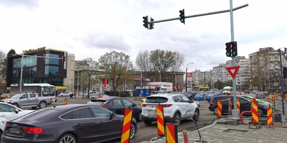 Atenție, șoferi! În intersecția de la City Mall va fi întreruptă semaforizarea pentru câteva zile