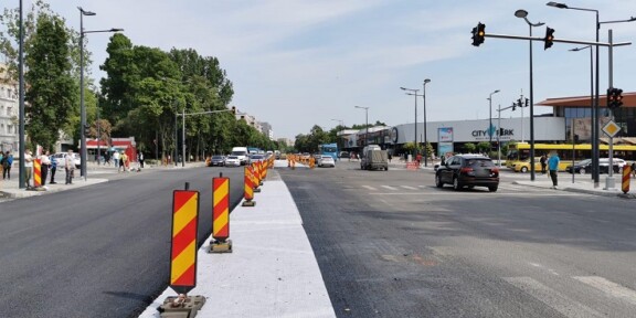 Traficul rutier va fi închis în zona City Park Mall și în această noapte pentru lucrări de asfaltare bulevardul Lăpușneanu zona CITY PARK