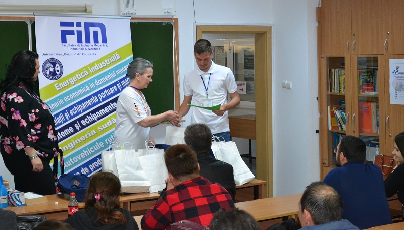 Cea de-a XII-a ediție a Conferinţei naţionale a studenţilor şi elevilor în domeniul ştiinţelor inginereşti – Tehnonav Junior, la Universitatea Ovidius din Constanța