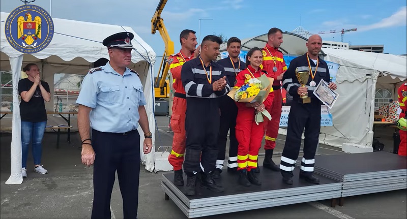 Lotul ISU Constanța, pe podium la etapa zonală a Competiției naționale de descarcerare și de acordare a primului ajutor calificat