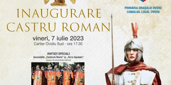 ConstanțaTV prezintă LIVE evenimentul de inaugurare al Castrului Roman de la Ovidiu