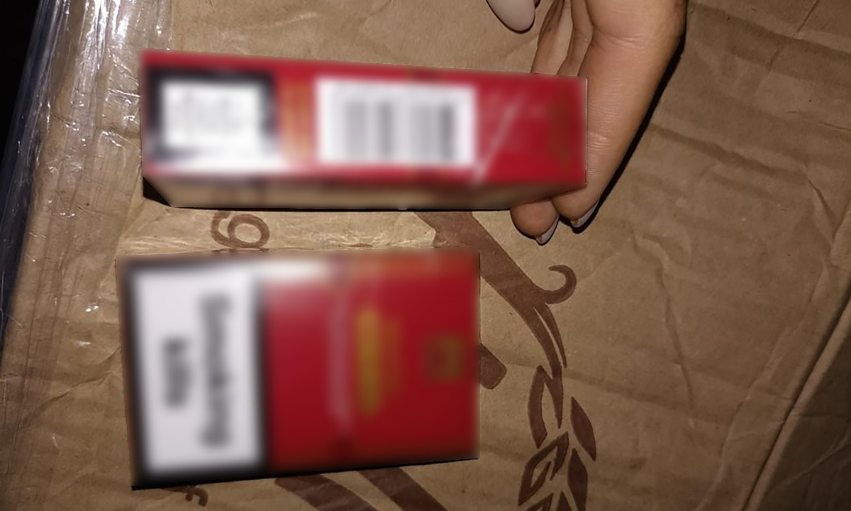 Zeci de mii de țigarete fără timbru fiscal, descoperite într-un camion în P.T.F. Negru Vodă