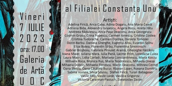 Universitatea Ovidius din Constanța organizează vernisajul Salonului de Vară al Filialei Constanța Unu a Uniunii Artiștilor Plastici din România