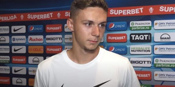 Louis Munteanu: „Mă bucur că am revenit. Sper să am evoluții cât mai bune și să fac diferența meci de meci”