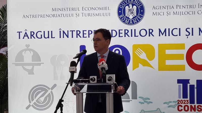 Ministrul Economiei, Antreprenoriatului și Turismului, prezent la Constanța, la Târgul IMM-urilor