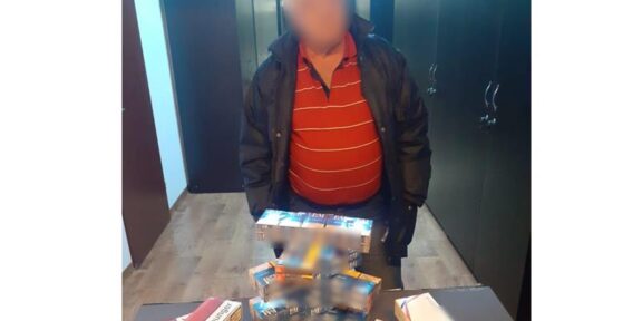 Amendă de 20.000 de lei pentru un constănțean prins cu peste 100 de pachete de țigări de contrabandă