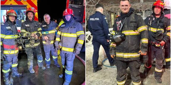(FOTO) Peste 330 de misiuni executate de pompierii constănțeni în minivacanța de Crăciun. Au intervenit la 13 incendii și 15 accidente soldate cu 33 de victime