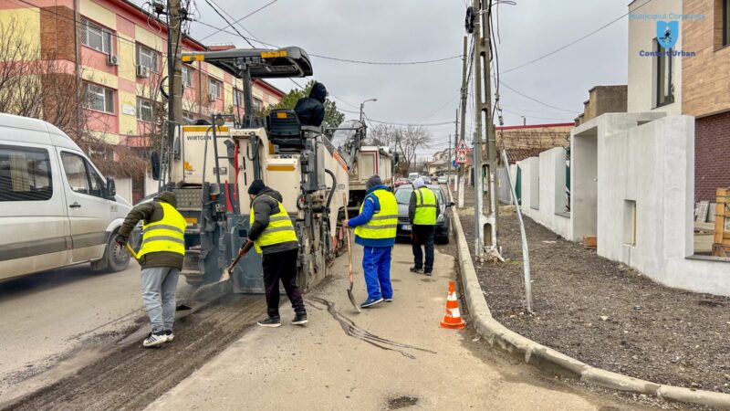 Primăria Constanţa: Strada Pictor Nicolae Grigorescu a intrat în reabilitare
