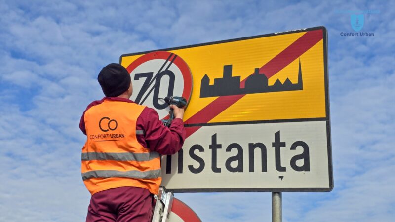 Primăria Constanţa: De astăzi, viteza de deplasare pe un tronson din bulevardul Tomis este de 70 km/h