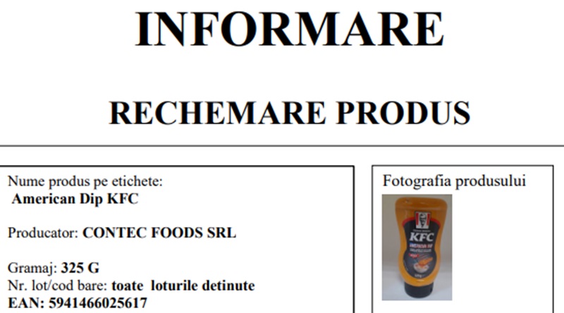 Produs retras de pe piaţă de Lidl – conţine alergeni din făină de grâu