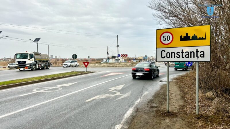 Schimbări importante în traficul rutier din Constanța! Se schimbă limitatoarele de viteză la intrările și ieșirile din oraș