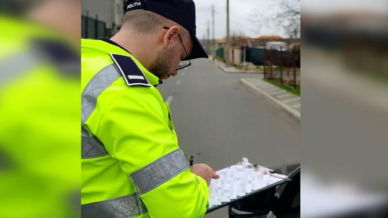 Acțiune a polițiștilor în Năvodari. Bărbat prins la volan cu o alcoolemie de 0,97 mg/l alcool pur în aerul expirat