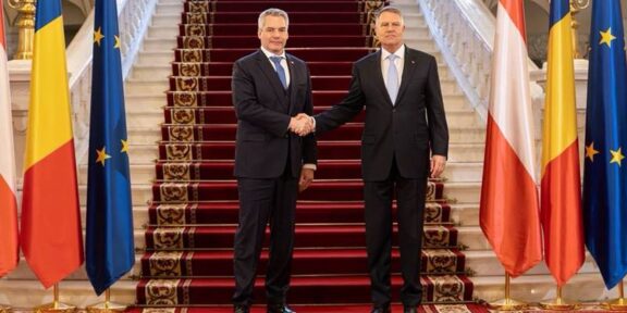 Karl Nehammer rămâne ferm după întâlnirea cu Iohannis: „Poziția Austriei rămâne clară și neschimbată”