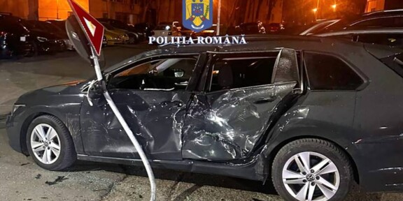 CONSTANȚA. Un bărbat băut a provocat un accident și a fugit de la fața locului: s-a ales cu dosar penal