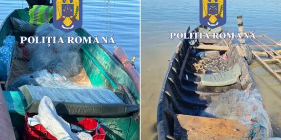 (FOTO) Polițiștii constănțeni au prins în flagrant 11 persoane care pescuiau ilegal: 83 de kilograme de pește au fost confiscate