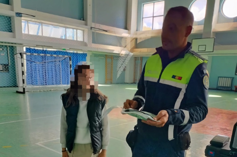 Lecţie de educaţie rutieră la Liceul Callatis din Mangalia