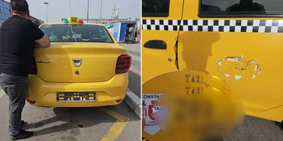 CONSTANȚA. Șofer de taxi amendat după ce a fost prins circulând fără autorizație de transport
