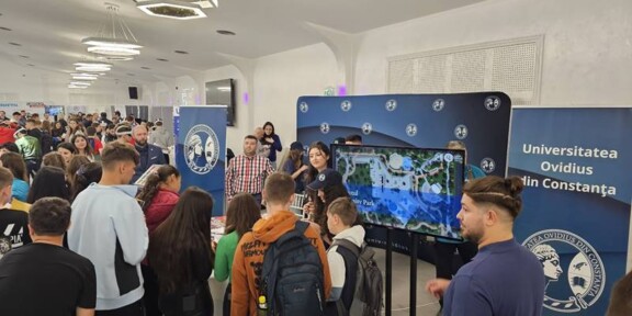Universitatea Ovidius din Constanța și-a prezentat oferta educațională la Târgul TehnoSKILLS