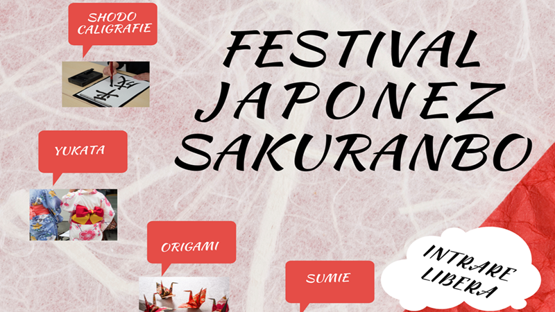 Festivalul Japonez Sakuranbo, la Universitatea Ovidius din Constanța: intrarea este liberă
