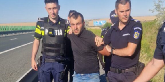 CONSTANŢA. Bărbatul care a evadat din penitenciar a fost prins pe un câmp în apropierea autostrăzii A2