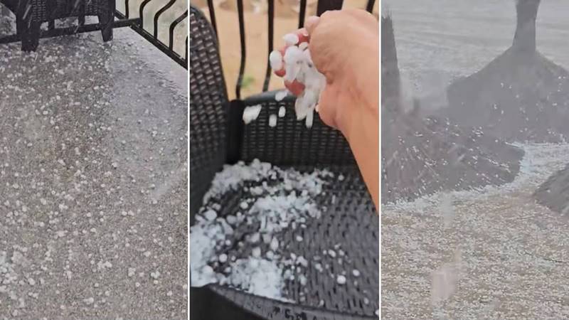 (FOTO/VIDEO) A plouat cu grindină în Constanța și Eforie: „Plaja este aproape albă” – mai multe străzi sunt inundate