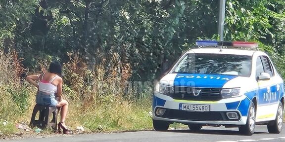 Poliţişti acuzaţi că au stat mai multe ore pe drumul dintre Agigea şi Eforie, în apropierea unei prostituate. Replica IPJ Constanţa