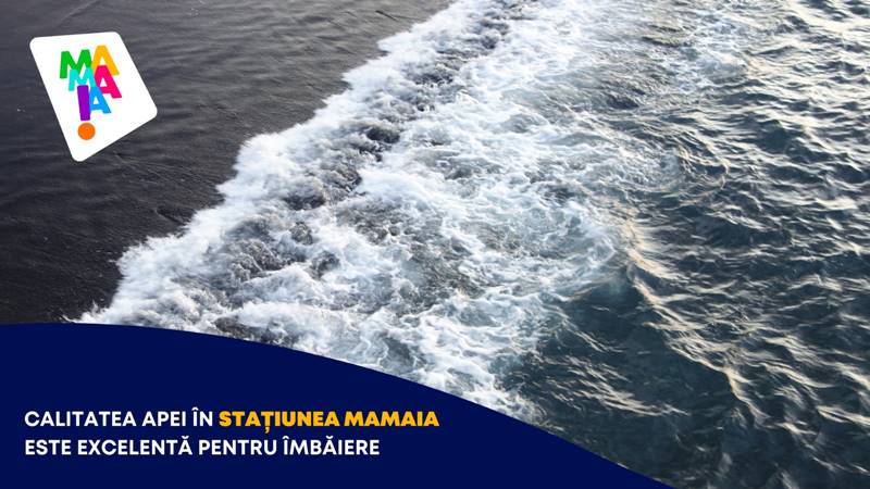 OMD Mamaia-Constanța: Calitatea apei în stațiunea Mamaia este excelentă pentru îmbăiere