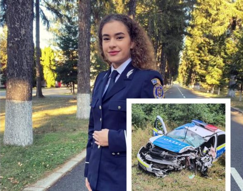 O poliţistă de 21 de ani a murit în autospeciala cu care patrula. Europol: Gradul de protecție pe care „autospeciala” de poliție îl poate asigura este minim…