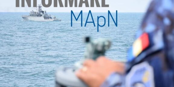 Obiect suspect eşuat pe ţărm în zona Grindului Chituc. Intervin scafandri militari EOD din cadrul Forţelor Navale