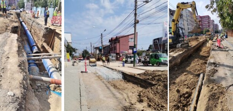 ANUNŢ RAJA. Progresul lucrărilor de reabilitare a magistralelor de apă pe strada Baba Novac din Constanța – 28 august 2024!
