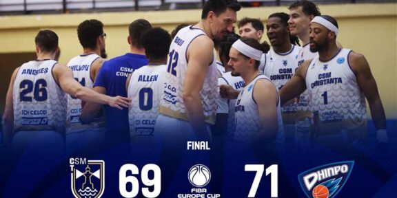 CSM Constanța, învinsă acasă de BC Dnipro în preliminariile FIBA Europe Cup