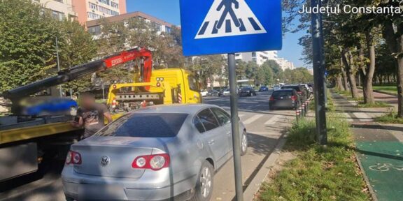 Peste 760 de amenzi date de polițștii locali constănțeni, în ultima săptămână: 45 de autovehicule au fost ridicate de pe domeniul public